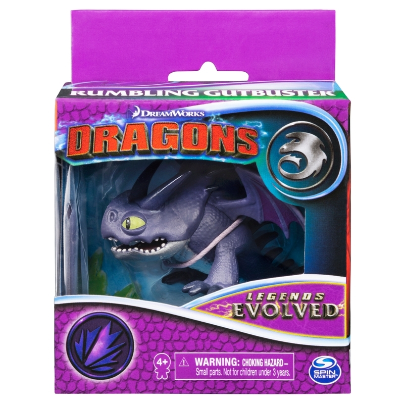 Dreamworks Dragons Legends Evolved Rumbling Gutbuster Mini Figure - How ...