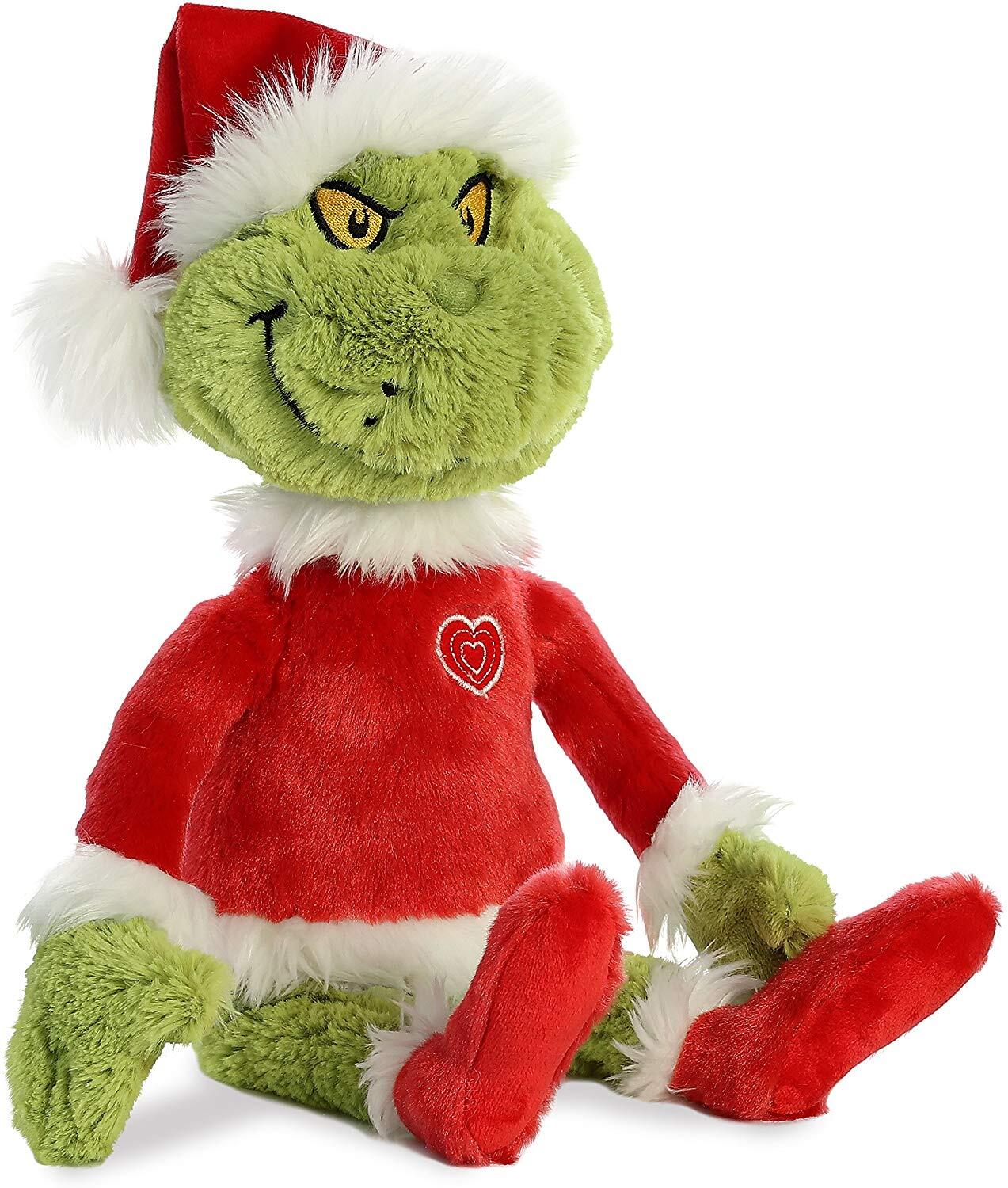 Dr Seuss Grinch Santa Plush Medium