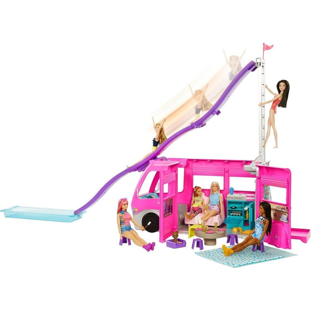 Barbie Dream Camper Toy Playset With Pool