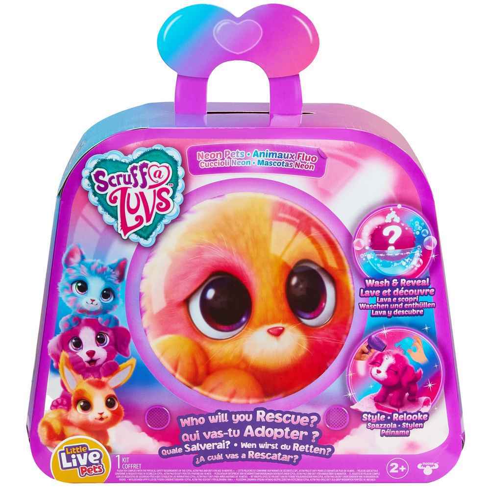 Little Live Pets Scruff A Luvs Real Pets Neon Pets Toy Gift AU Little Live Pets Scruff A Luvs Real Pets Neon Pets Toy Gift AU