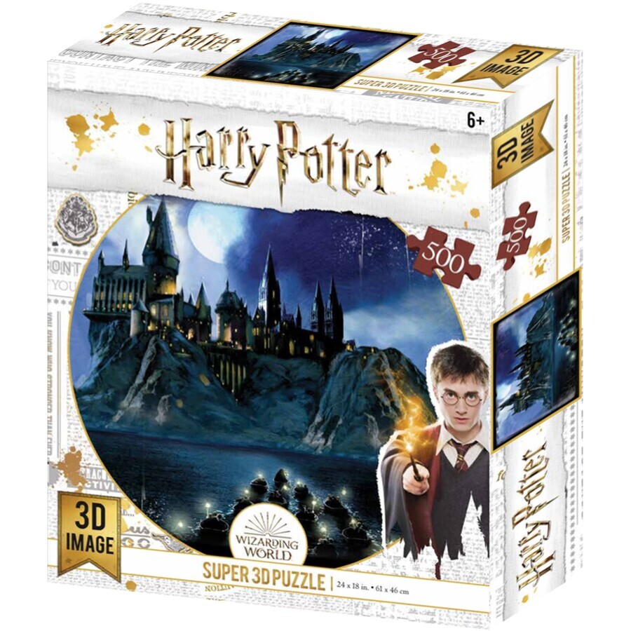 Harry Potter Prime 3D Puzzle 500 Piece Hogwarts Castle