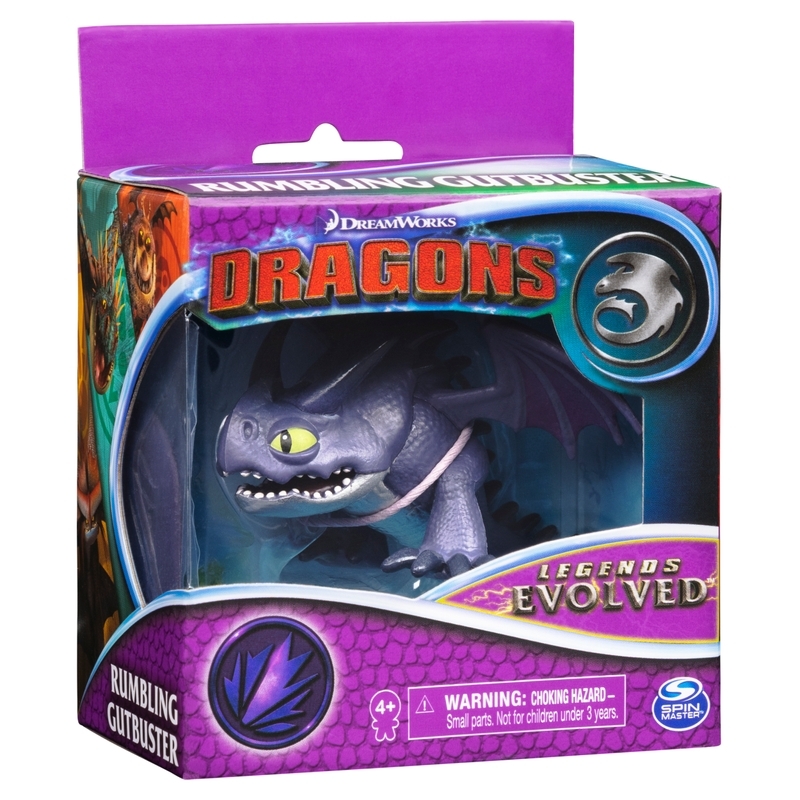 Dreamworks Dragons Legends Evolved Rumbling Gutbuster Mini Figure - How ...