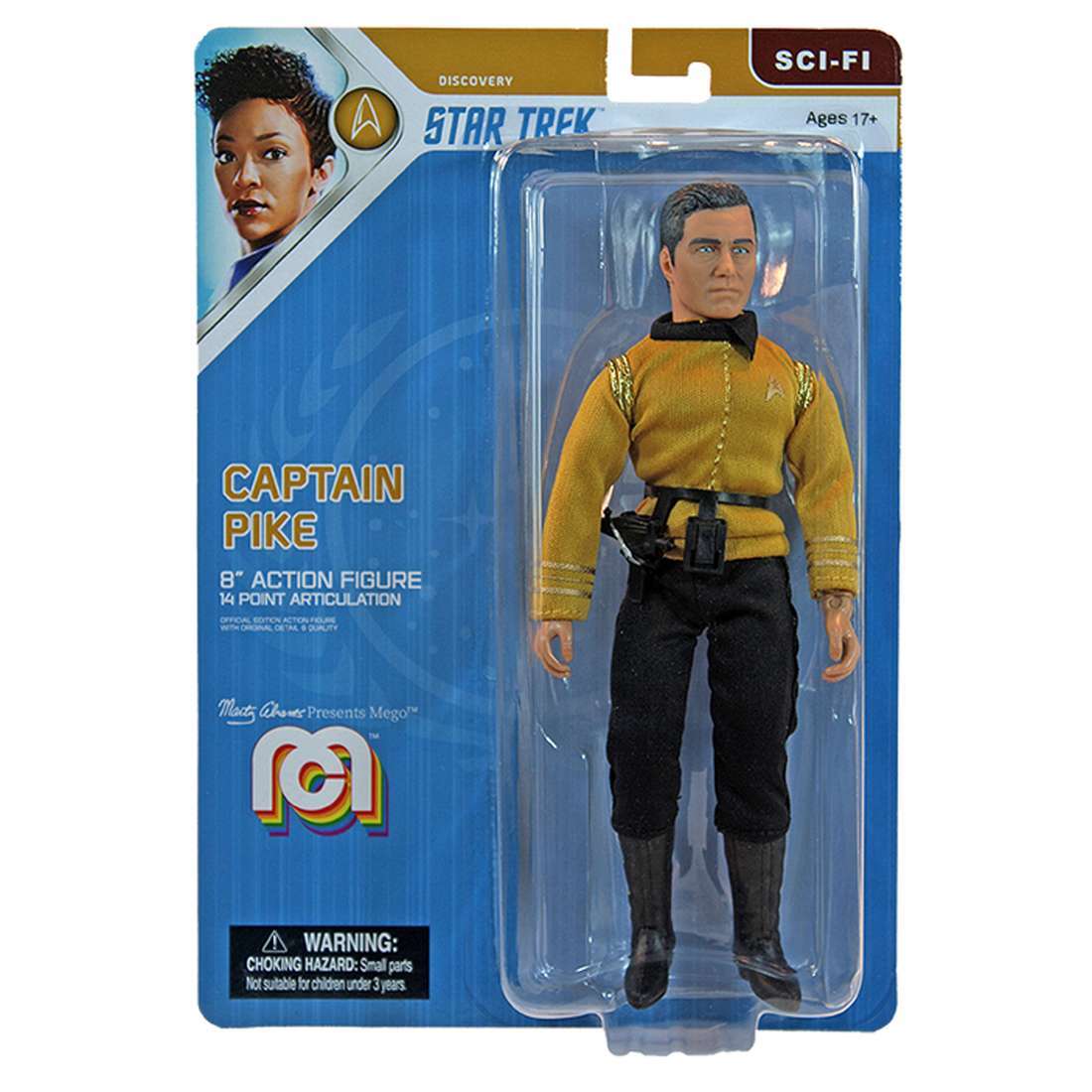 Mego Sci Fi Star Trek Discovery Captain Pike Action Figure AU