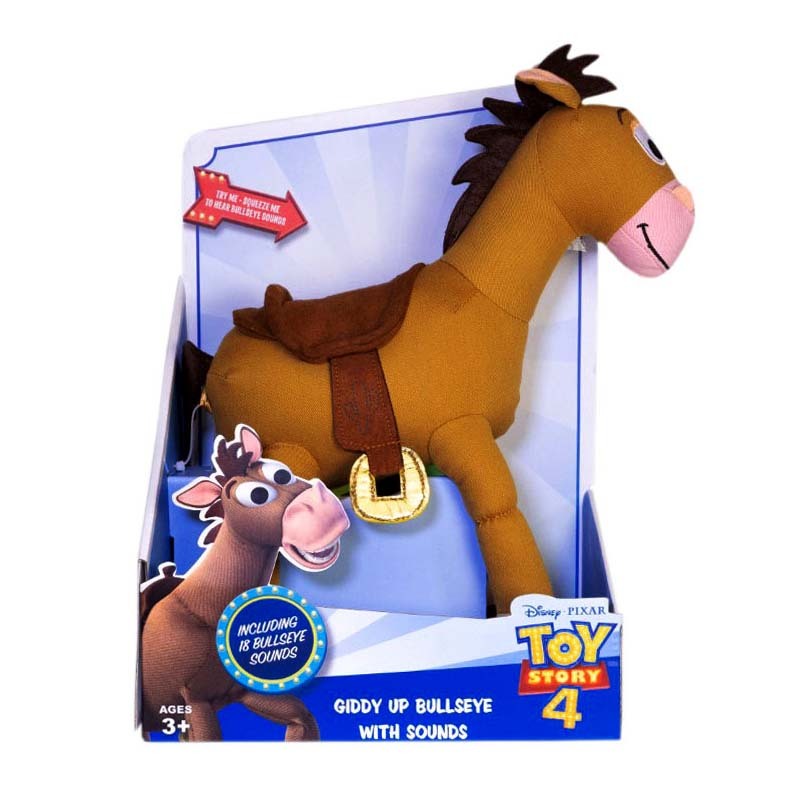 Giddy Up Bullseye with Sounds Plush Toy Story