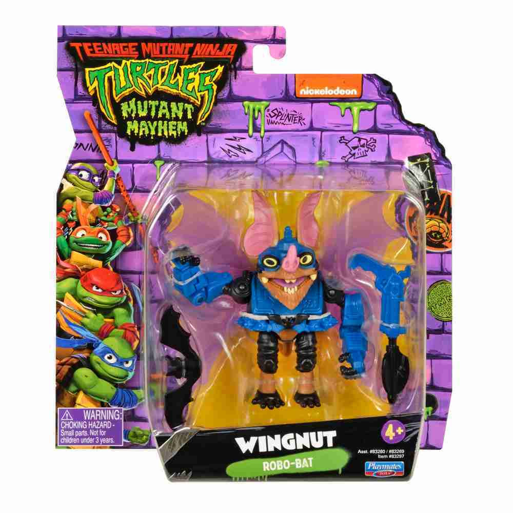 MNT Mutant Mayhem Wingnut Action Figure TMNT