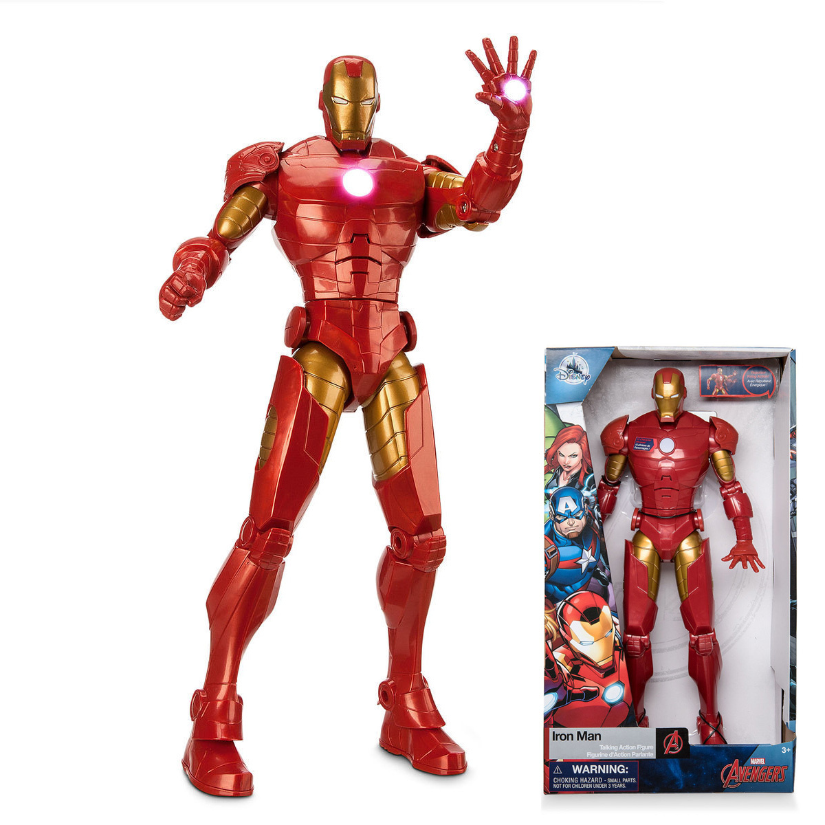 Iron man talking action figure sales