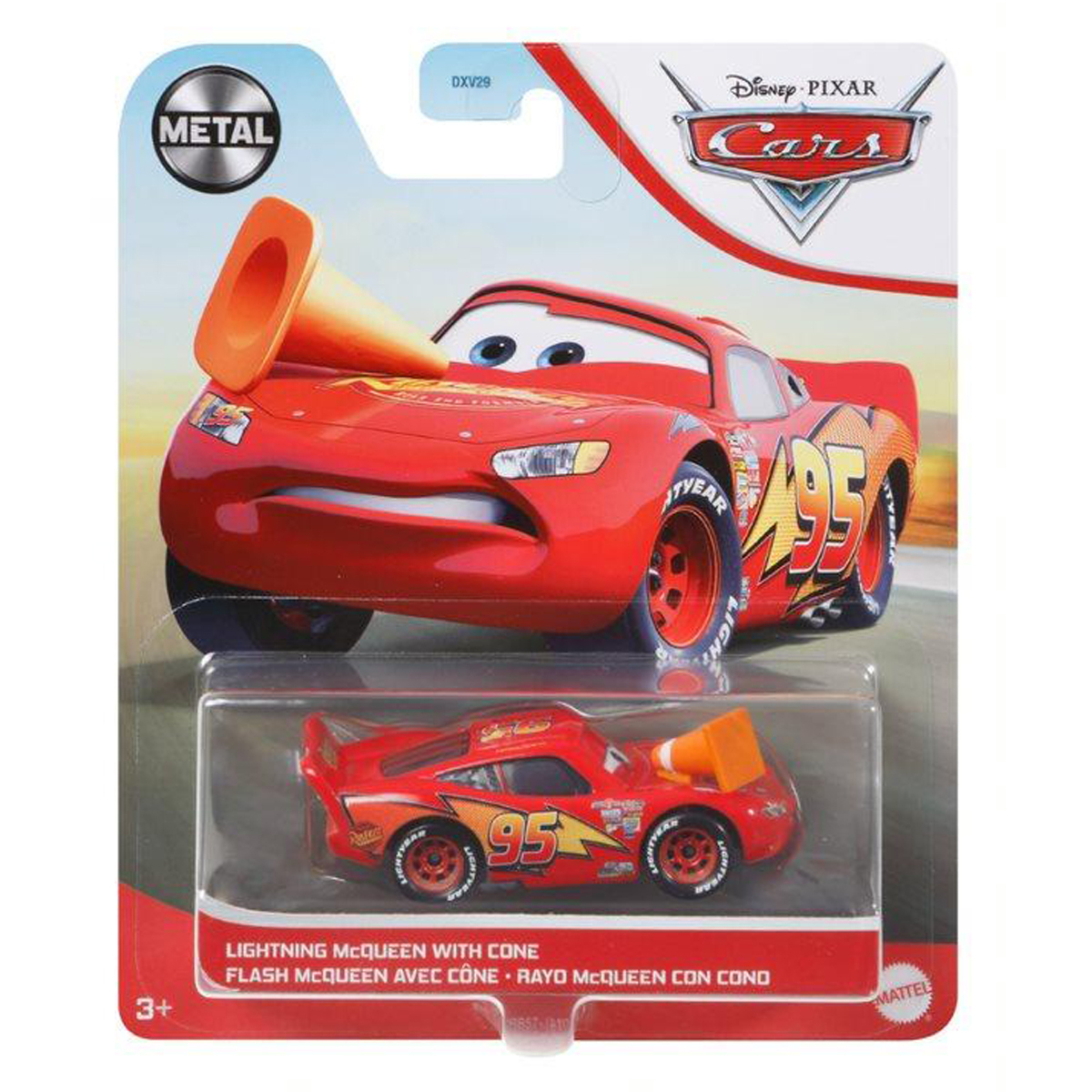 Disney Pixar Cars Lightning McQueen with Cone 1:55