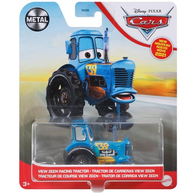 Disney Pixar Cars View Zeen Racing Tractor 1:55 Collectible AU