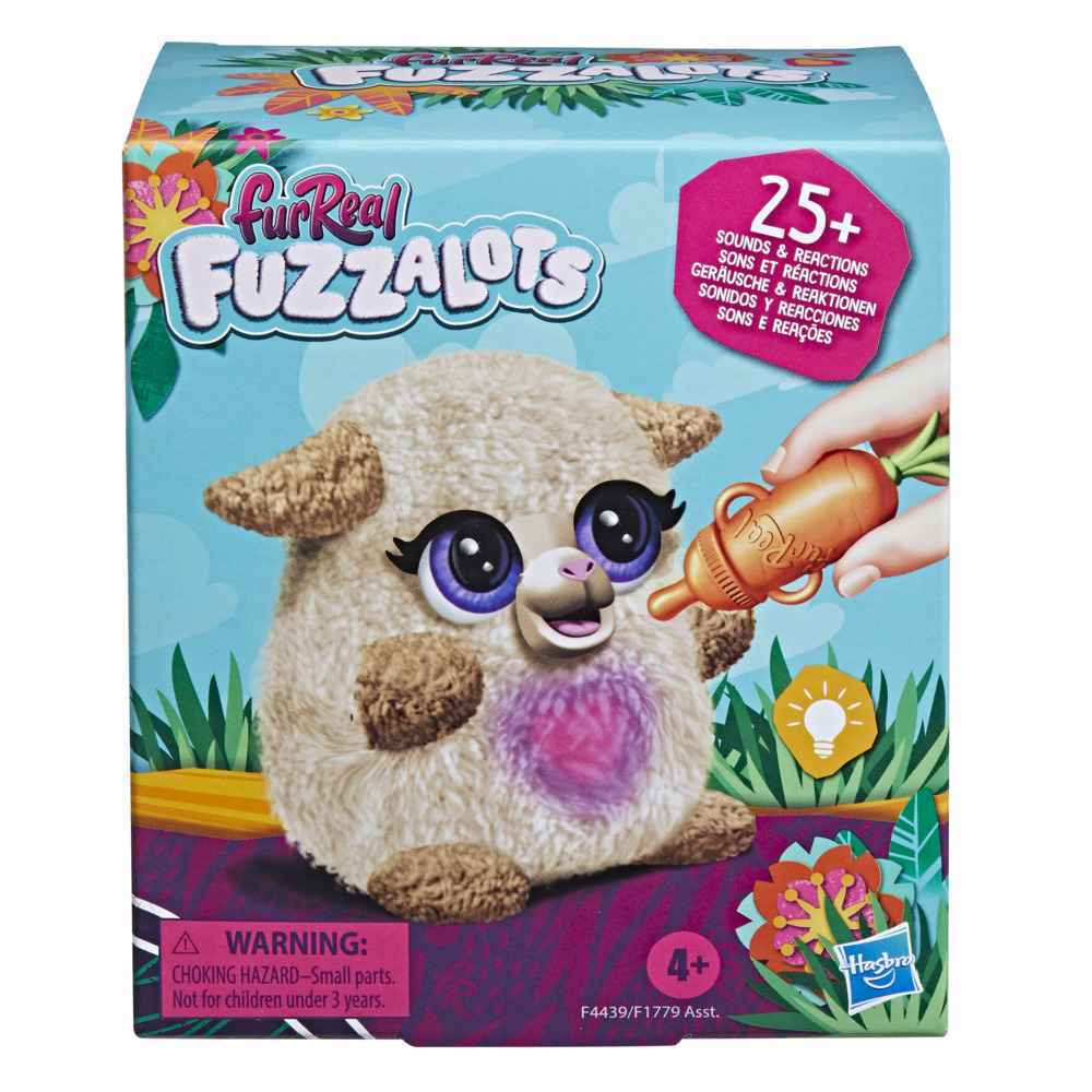 furReal Fuzzalots Lamb Interactive Animatronic ColorChange Toy FurReal