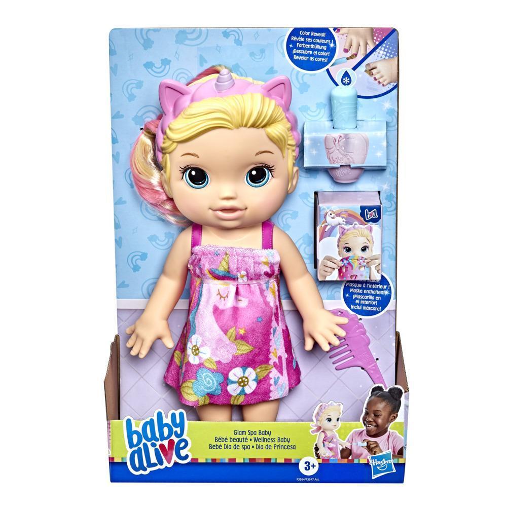 Baby Alive Glam Spa Baby Doll Blonde Hair