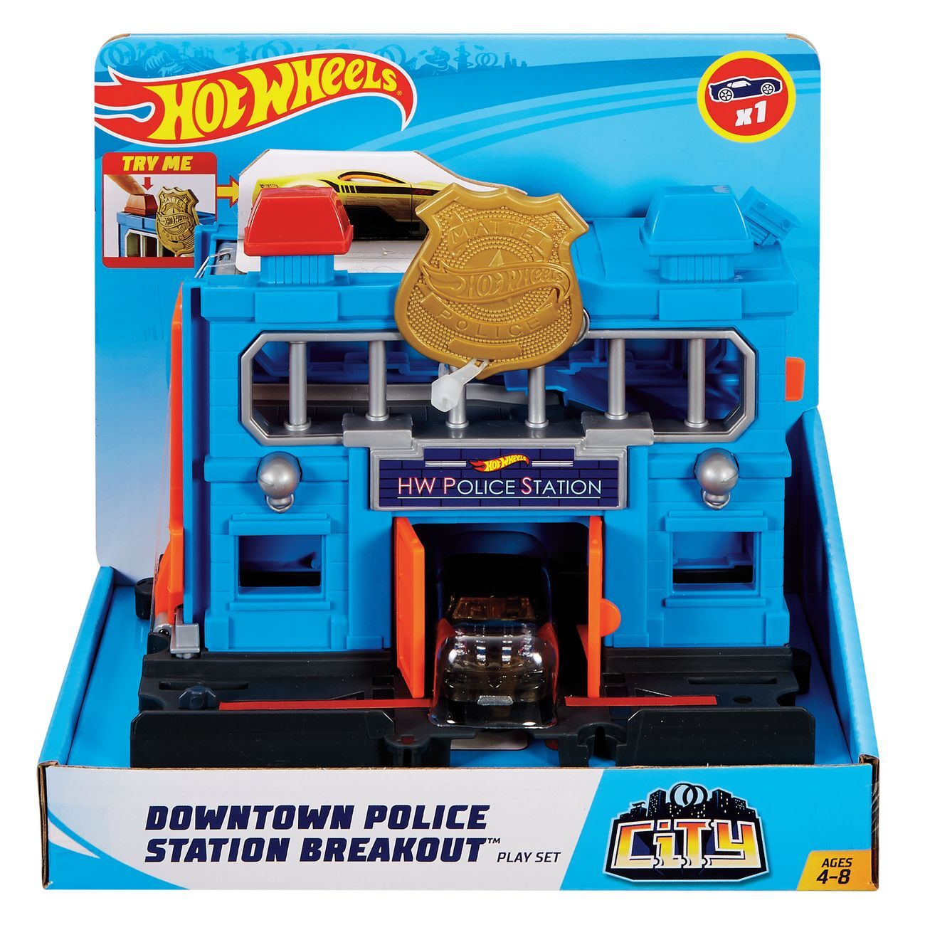 Hot wheels police station outlet