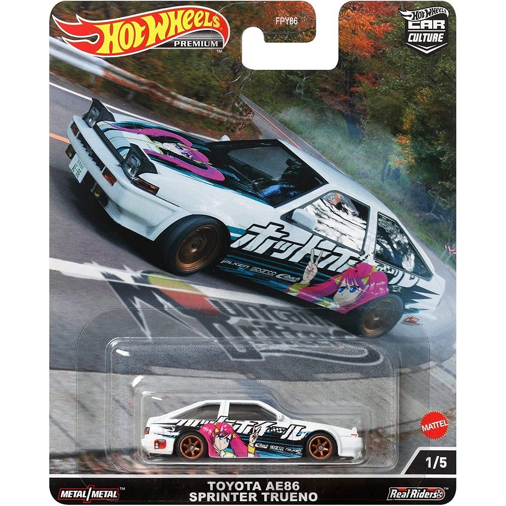 Hot Wheels Premium Car Culture Mountain Drifters Toyota AE86 Sprinter Trueno