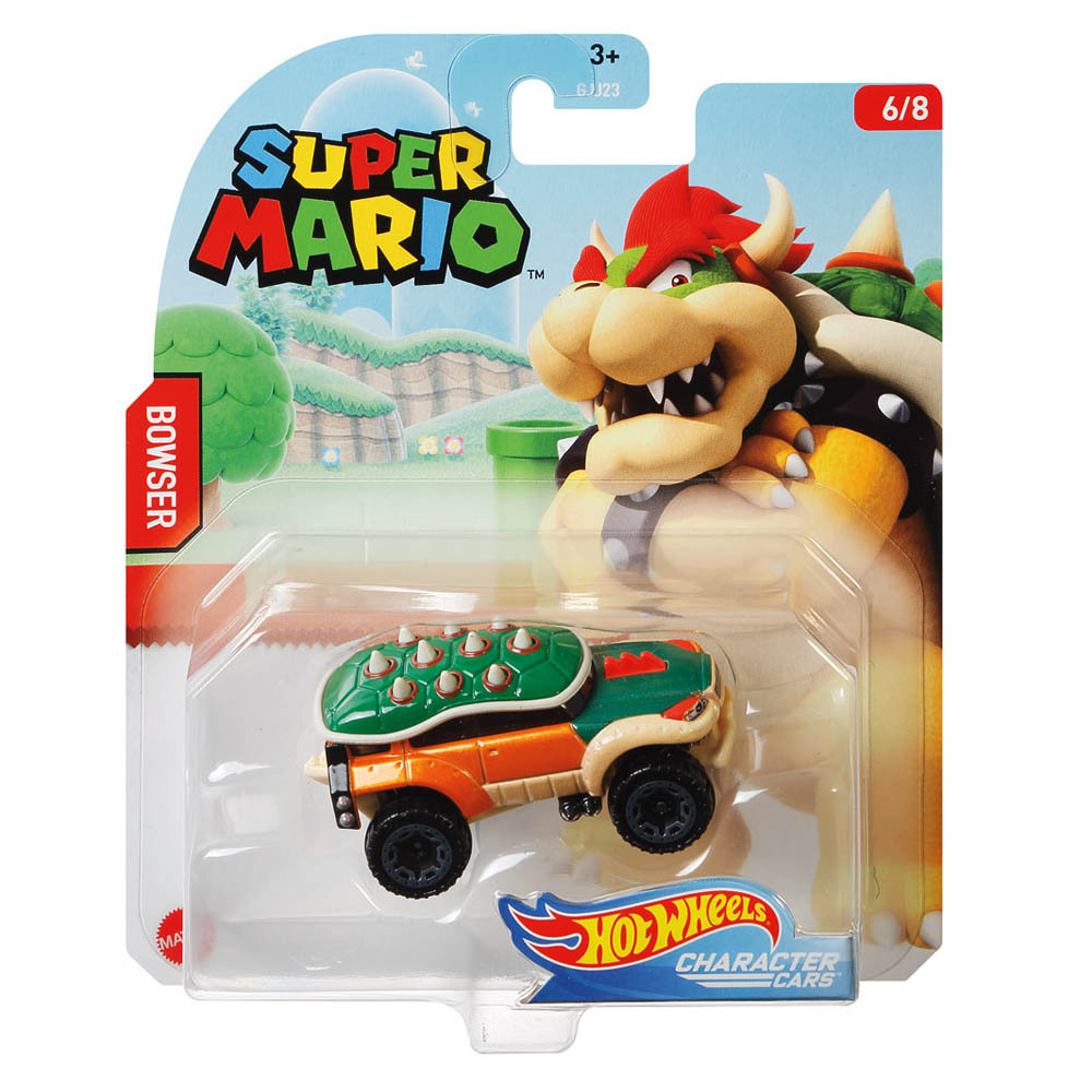 Hot Wheels Super Mario Bowser Character Cars