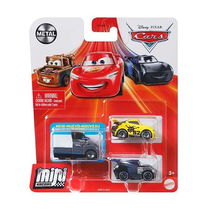 Cars Mini Racers Next Gen Racers Series 3 pack Disney Pixar Cars