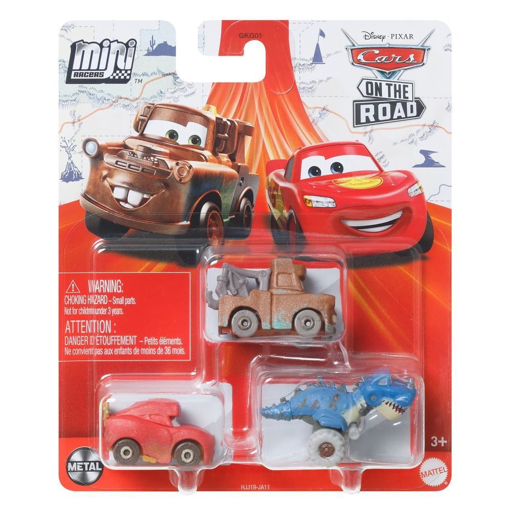Cars Mini Racers Road Trip Park 3 pack - Disney Pixar Cars