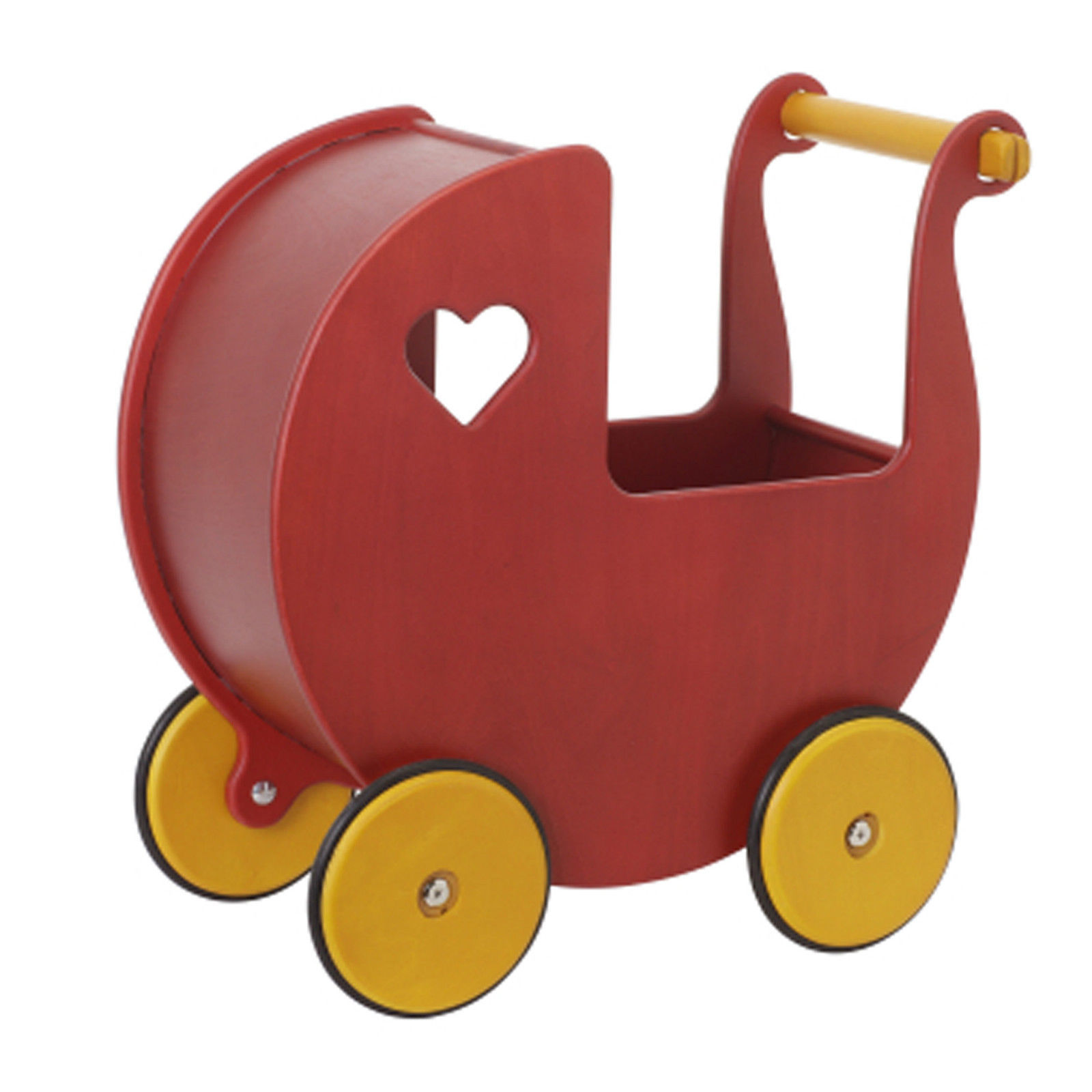moover dolls pram in red