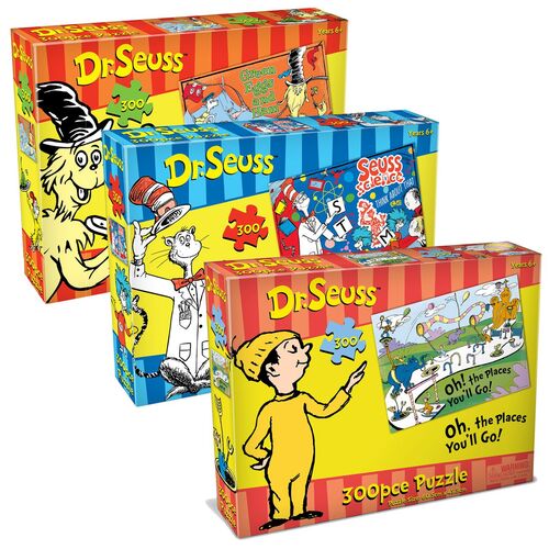 Dr Seuss 300 piece jigsaw Puzzle Randomly Selected