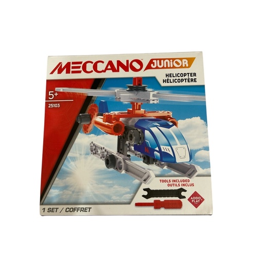 Meccano Junior Action Builds - Helicopter