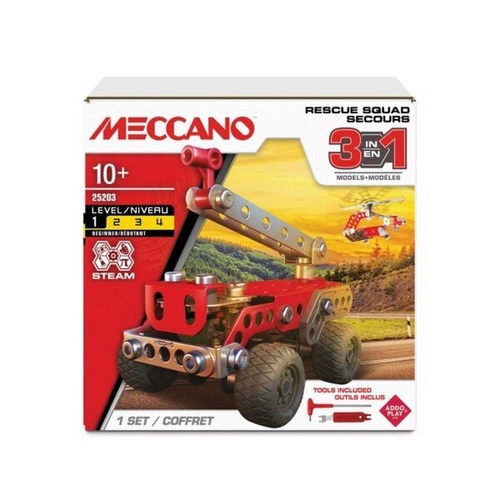 Meccano 3 Multi Model Set - Rescue Squad