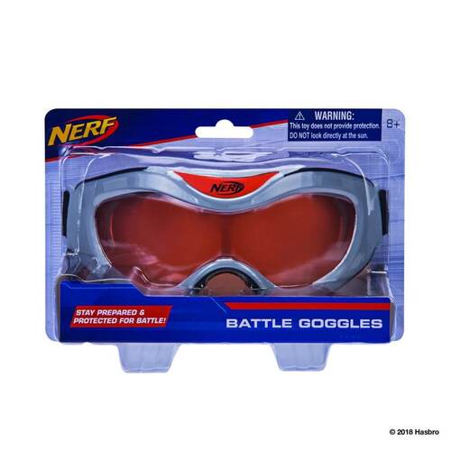 Nerf Battle Goggles in Orange and Grey