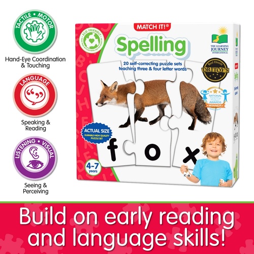 Learning Journey Match It- Spelling
