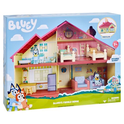 Blueys Family Home Playset with Bluey Figure