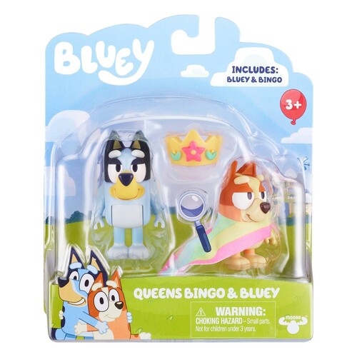 Queens Bingo & Bluey 2 Pack Bluey 