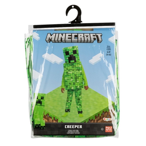 Minecraft Value Plus Costume - Creeper 4-6Years