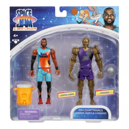 Space Jam On Court Rivals Lebron James & Chronos Figure 2 Pack