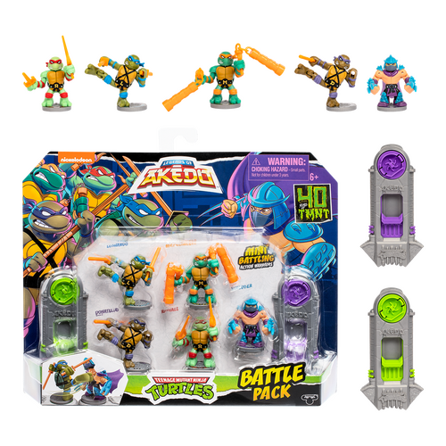 Akedo TMNT Battle Pack 40 years