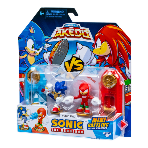Akedo Sonic Versus Pack Sonic VS Knuckles