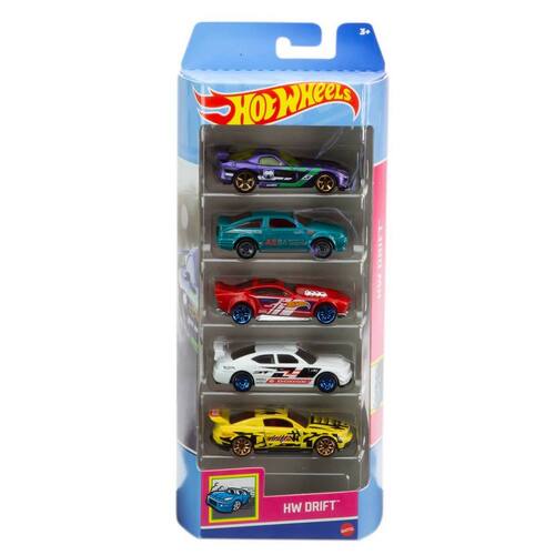 Hot Wheels 5-Pack HW Drift 1:64 Scale