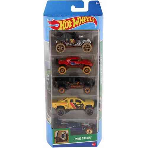 Hot Wheels 5-Pack Mud Studs 1:64 Scale