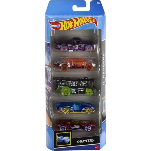Hot Wheels 5-Pack X-Raycers 1:64 Scale