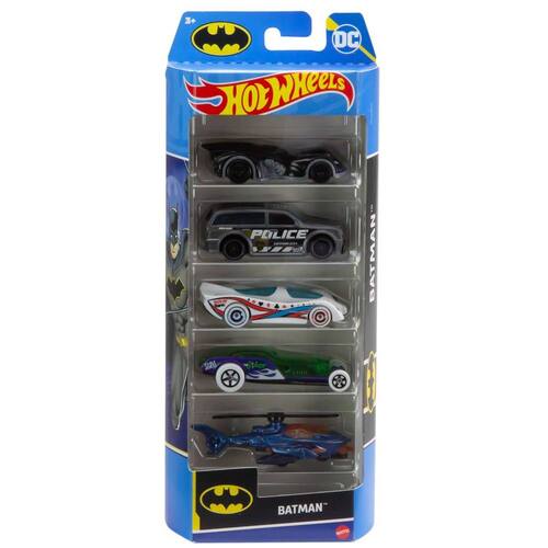 Hot Wheels 5-Pack Batman 1:64 Scale
