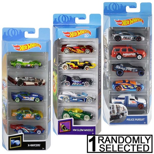 Hot Wheels 5-Pack Cars Randomly Selected