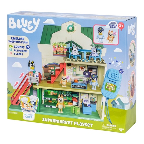 Bluey Supermarket Playset 