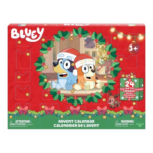 Bluey S13 Mini Figure Advent Calendar with 24 Surprise Gifts
