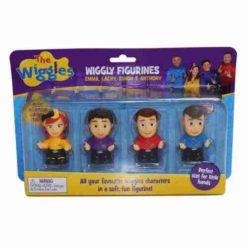 Wiggly Figurines Emma Lachy Simon & Anthony 4 Pack
