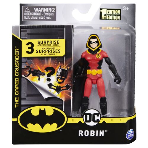 DC Comics Robin Figure 10cm Hooded Red Suit Ver 1