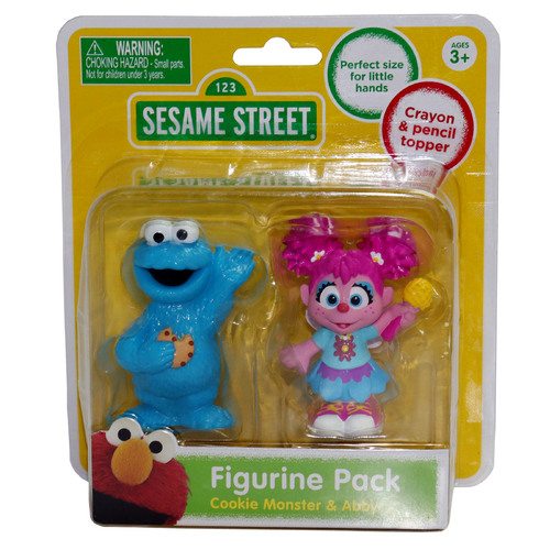 Sesame Street Cookie Monster & Abby Figurine Pack