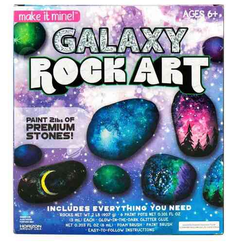 Make It Mine Galaxy Rock Art