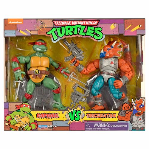TMNT Classic Raphael vs Triceraton