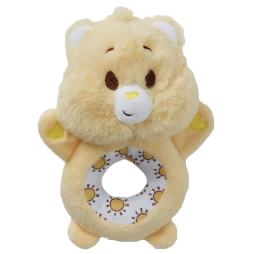 Re-Softables Care Bears Baby Funshine Bear Ring Rattle Plush