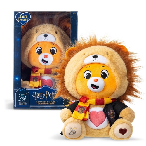 Care Bear Harry Potter Hoodie Plush Tenderheart Bear 25 Years of Magic - Gryffindor House 