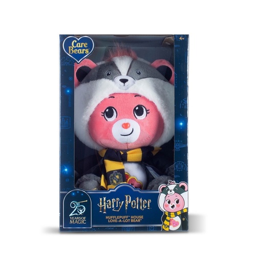 Care Bear Harry Potter Hoodie Plush 25 Years of Magic - Hufflepuff House Love-A-Lot Bear
