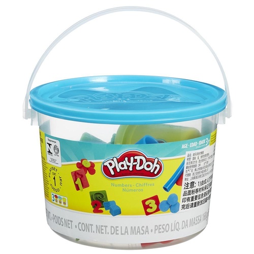 Play Doh Fun with Numbers Bucket