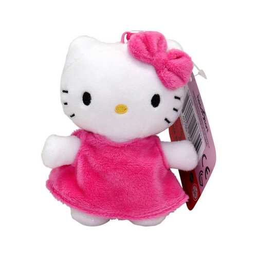 Hello Kitty Mini Bag Tag Plush Hot Pink Bow