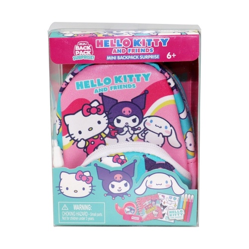 Hello Kitty And Friends Mini Backpack Surprise Kitty & Kuromi & Cinnamoroll