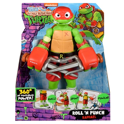 TMNT TV 12'' Roll and Punch Figure Raphael